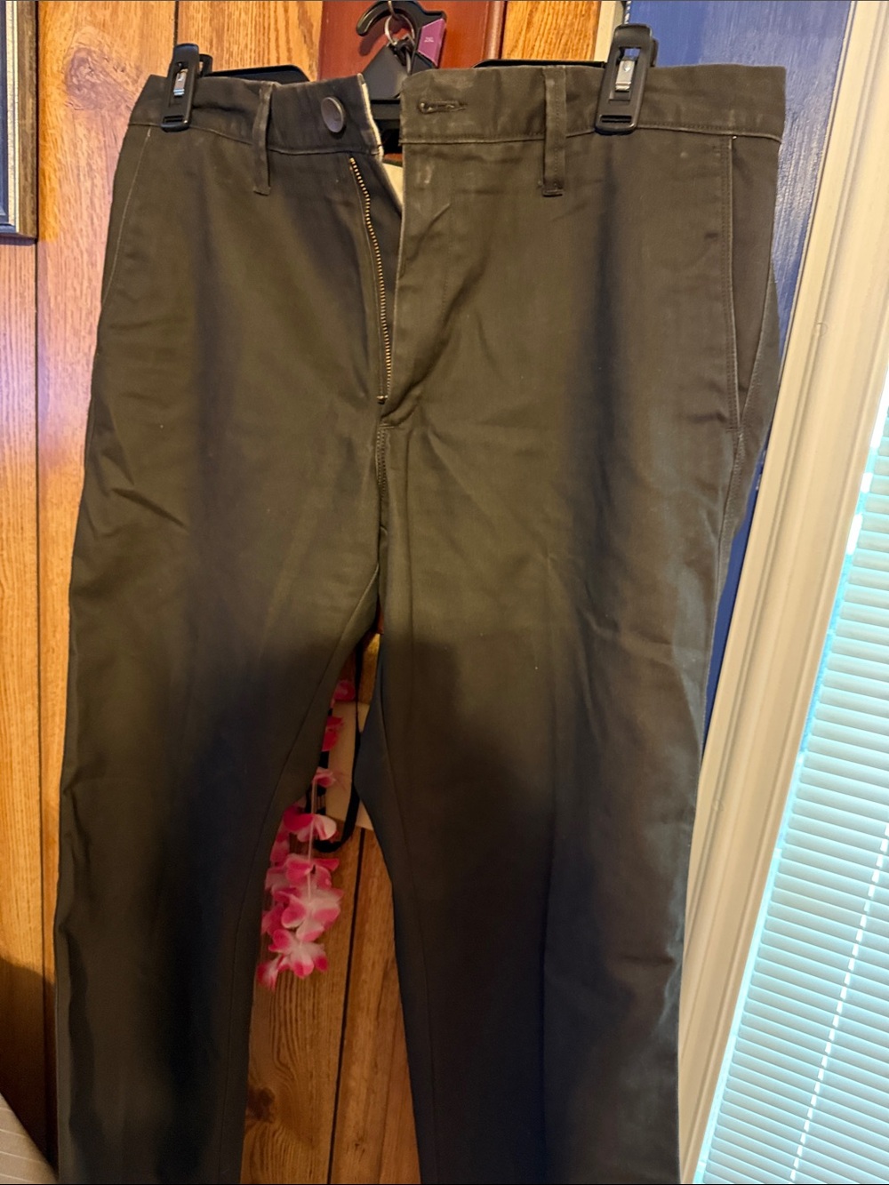 Men's Straight Fit Chino Pants - Black